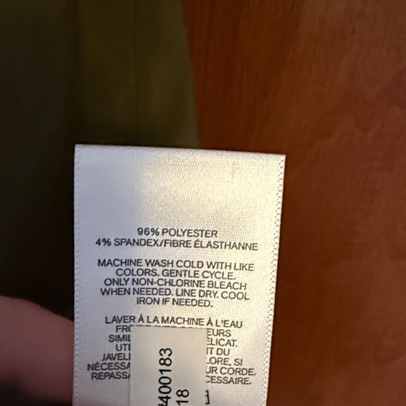 Express Olive Green Blouse - Picture 3 of 4